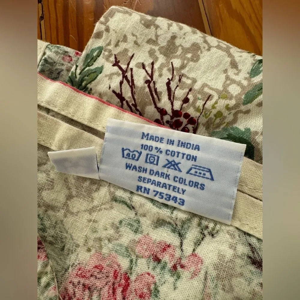 April Cornell Floral Tablecloth